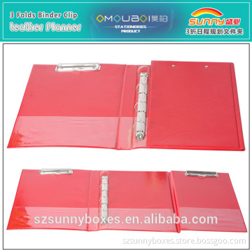 New Premium Large Capacity B4 Folded Management File & Document Desk Organizer Folder With 2 Metal Binder Clips